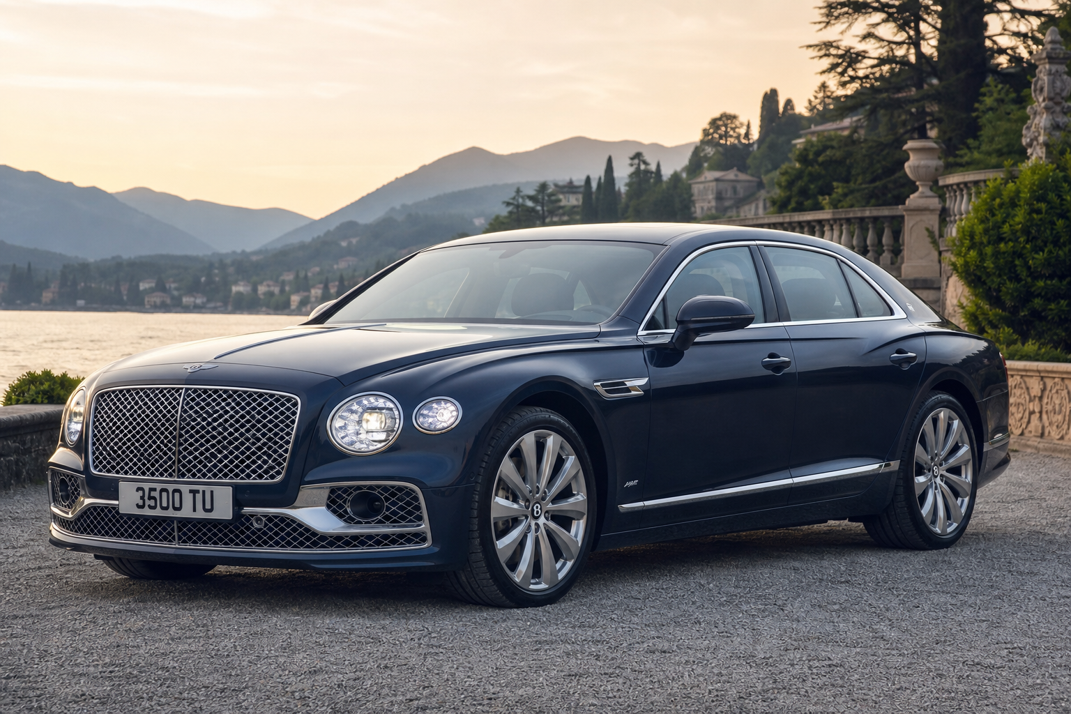 Bentley Flying Spur lac de Côme